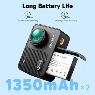 AKASO V50X Actiecamera 4K WiFi 40M EIS 4X Zoom Waterdicht — miniatuur 7