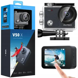 AKASO V50X Actiecamera 4K WiFi 40M EIS 4X Zoom Waterdicht — miniatuur 1