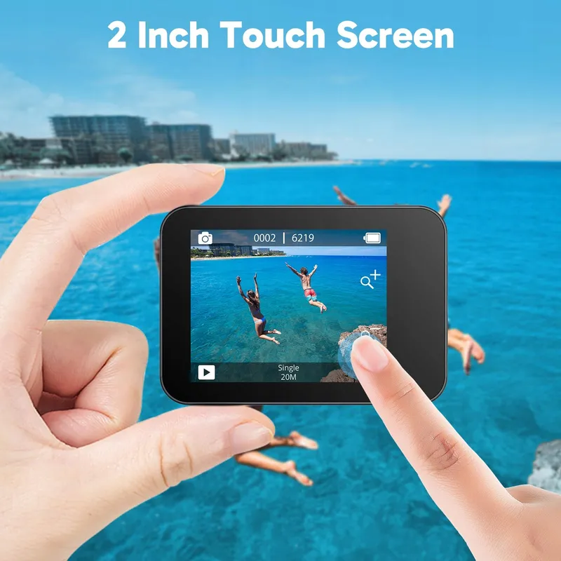 AKASO V50X Actiecamera 4K WiFi 40M EIS 4X Zoom Waterdicht — foto 3