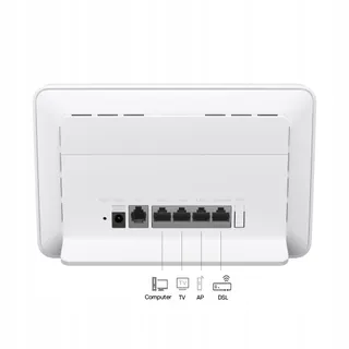 HUAWEI 4G+ Router CPE 5 B636 LTE Cat 7 Wi-Fi 6 AX3000 4 LAN — miniatuur 2