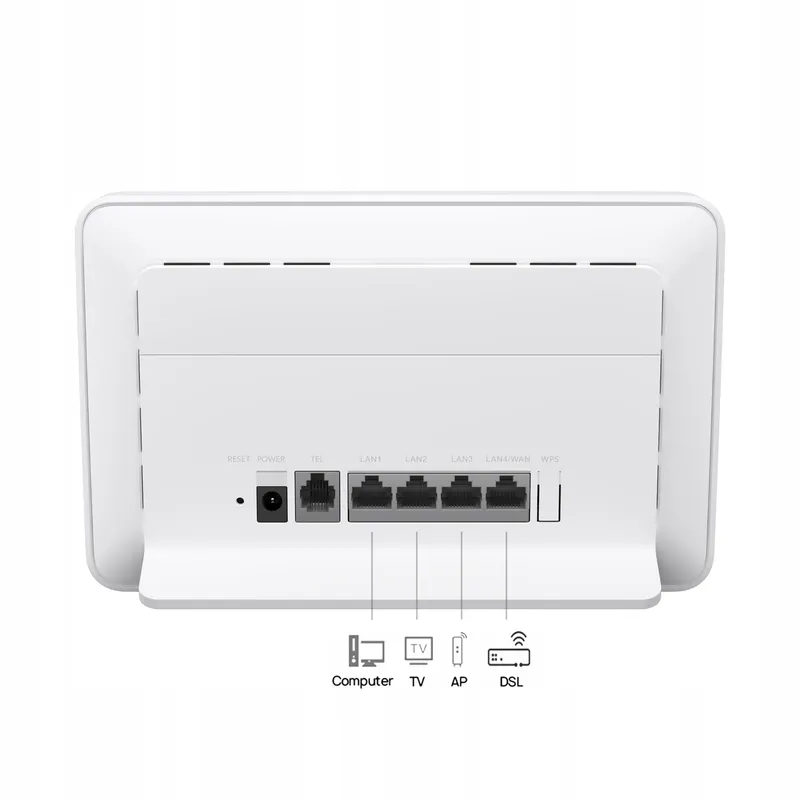 HUAWEI 4G+ Router CPE 5 B636 LTE Cat 7 Wi-Fi 6 AX3000 4 LAN — foto 2