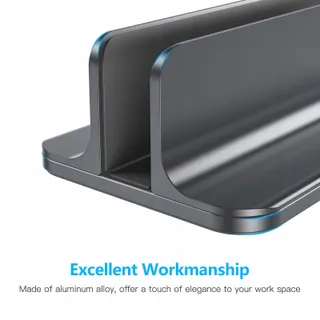 OMOTON Verticale Laptopstandaard Aluminium Verstelbaar — miniatuur 6