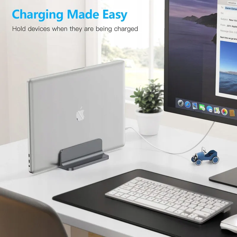 OMOTON Verticale Laptopstandaard Aluminium Verstelbaar — foto 7