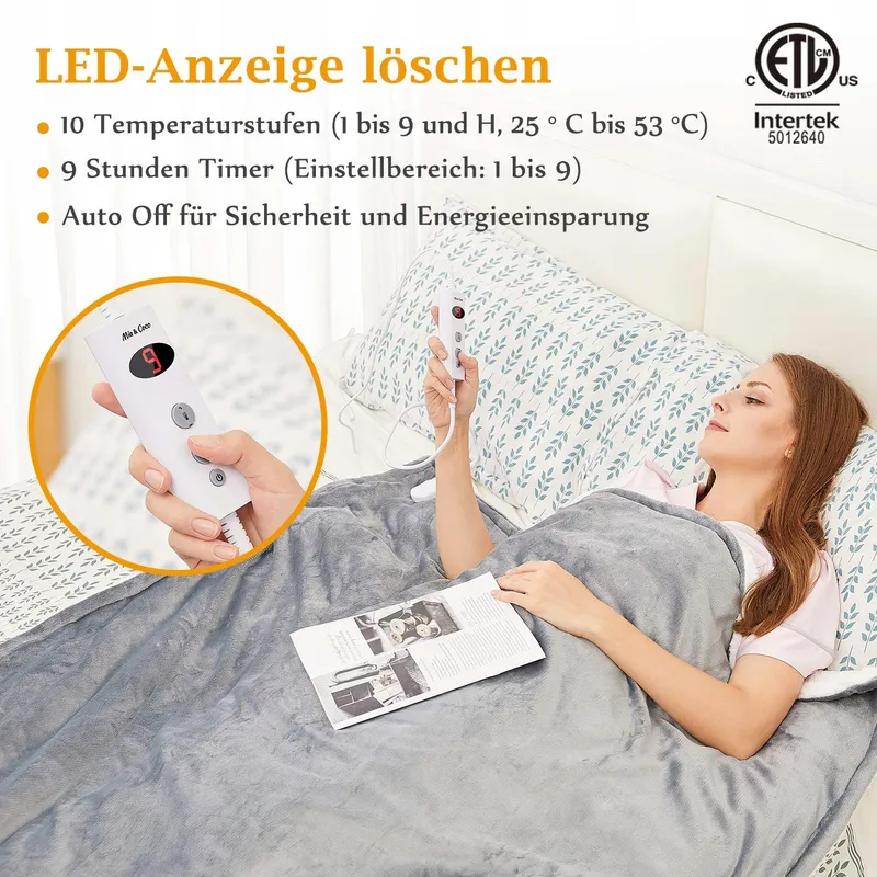 MIA&COCO Elektrische Deken Automatisch Verwarmend — foto 2