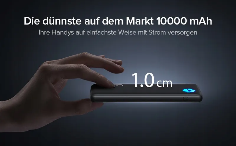 INIU Powerbank 10000mAh USB C Ultra Slim Snel Opladen — foto 7
