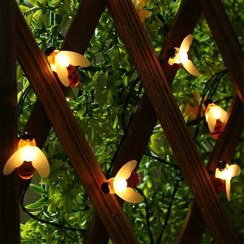 OREUNIK Solar Tuinlichtketting Bijen 66 LED — foto 7