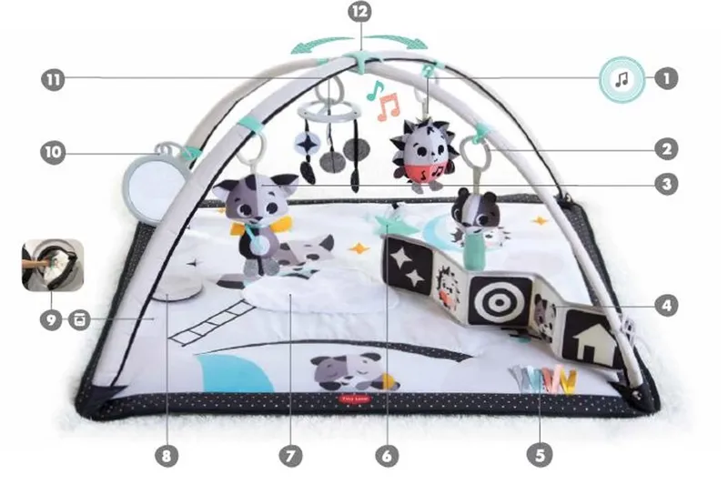TINY LOVE Educatieve Speelmat Baby 78x88 — foto 15