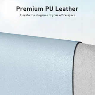 AOTHIA Bureaulegger Leder Antislip 80x40cm Blauw — miniatuur 2
