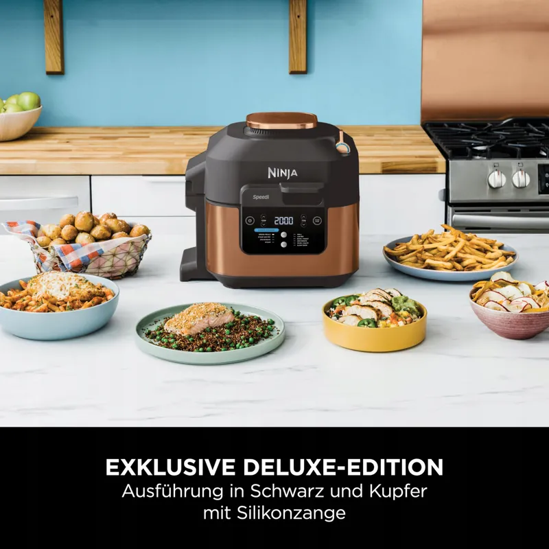 NINJA Speedi Multicooker 5,7L 10-in-1 Airfryer Zwart Koper — foto 2