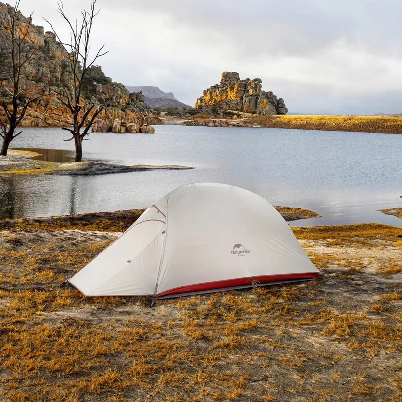 NATUREHIKE Cloud Up 1 Tent 1-persoons Licht Waterdicht Grijs — foto 6