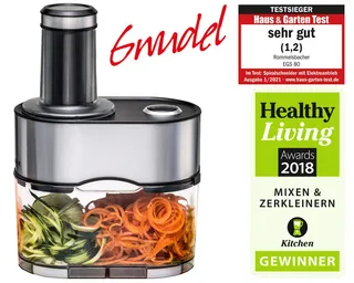 ROMMELSBACHER EGS 80 Spiraalsnijder 5 Messen 2,5L Veiligheidssysteem — miniatuur 2