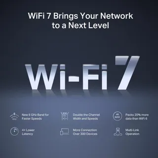 MERCUSYS Tri-Band BE9300 WiFi 7 Router 4x2,5G 6 Antennes 6GHz VPN WPA3 — miniatuur 6