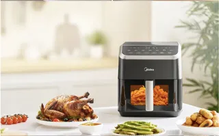 MIDEA Airfryer 5L HeatXpress 90% Minder Olie — miniatuur 3