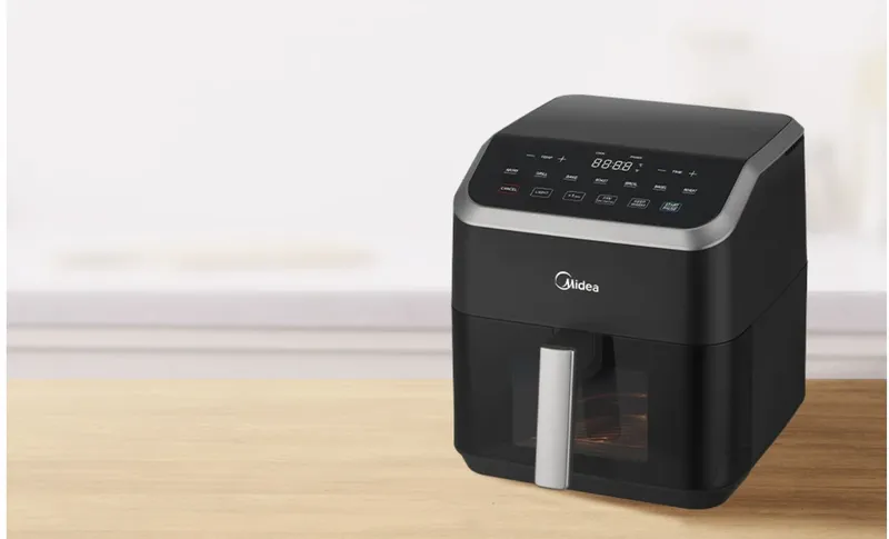 MIDEA Airfryer 5L HeatXpress 90% Minder Olie — foto 9