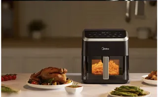MIDEA Airfryer 5L HeatXpress 90% Minder Olie — miniatuur 4