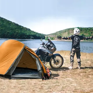 FORCEATT Tent 1/2 Personen Licht Waterdicht Snelle Montage Camping — miniatuur 7