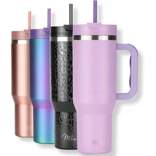 SIMPLE MODERN Thermosbeker Met Handvat En Rietje RVS 1180ml Blush — miniatuur 10