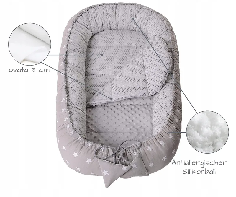 MEDIPARTNERS Babynest Box Pasgeborenen 90x50cm — foto 10