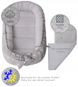 MEDIPARTNERS Babynest Box Pasgeborenen 90x50cm — miniatuur 7