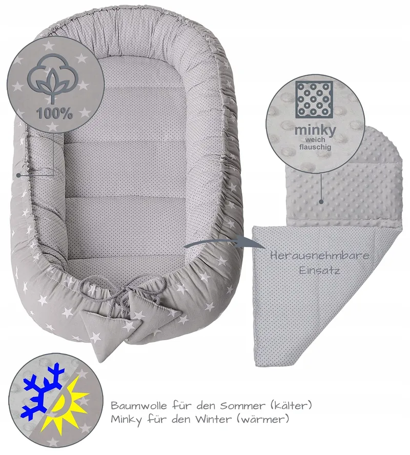 MEDIPARTNERS Babynest Box Pasgeborenen 90x50cm — foto 7