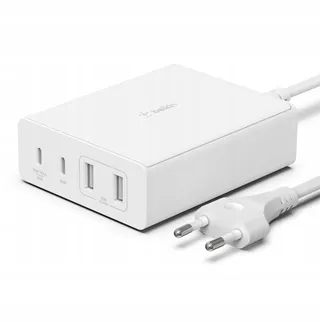BELKIN Oplaadstation 108W USB GaN Snellader 2x USB-C 2x USB-A — miniatuur 1