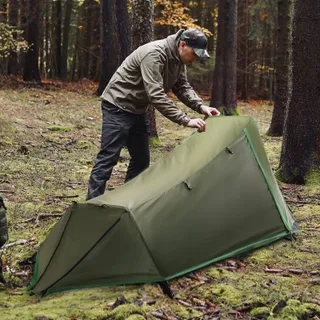 GEERTOP Bivaktent 1 Persoon Lichtgewicht Camping Trekking Wandelen — miniatuur 6