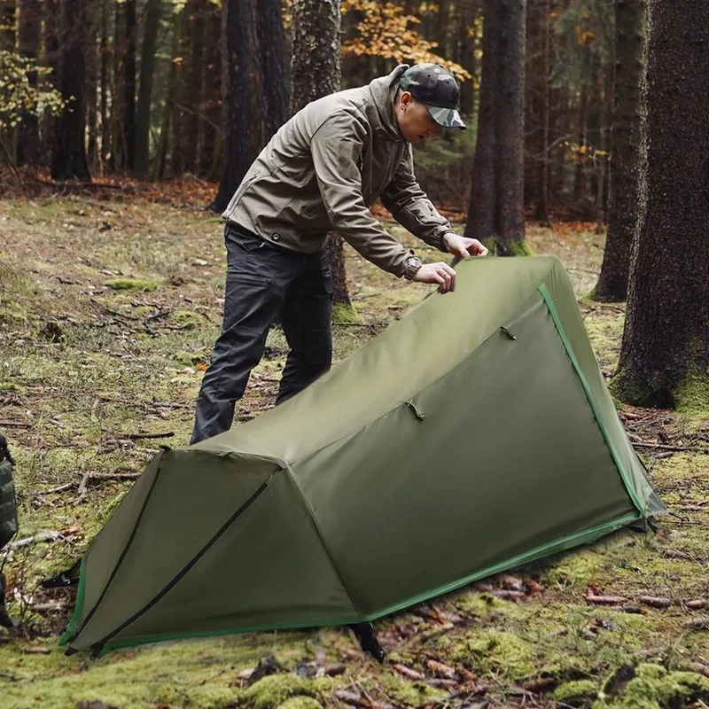 GEERTOP Bivaktent 1 Persoon Lichtgewicht Camping Trekking Wandelen — foto 6