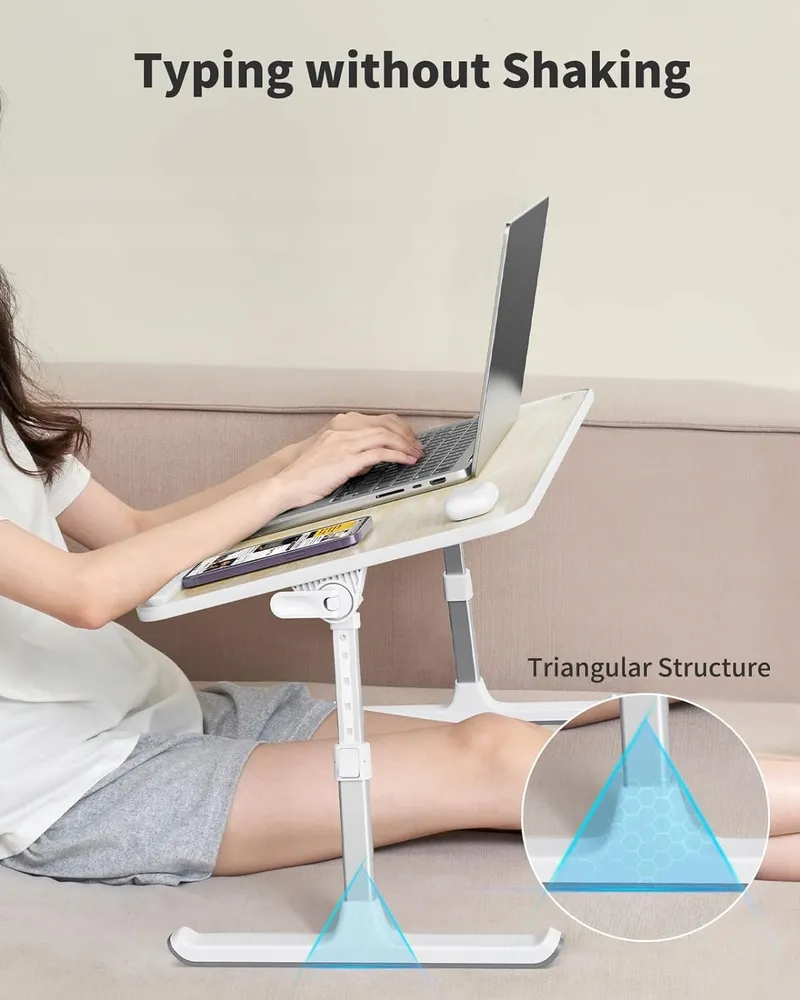 SAIJI Laptoptafel Standaard Verstelbaar Bed Bank Bureau — foto 3