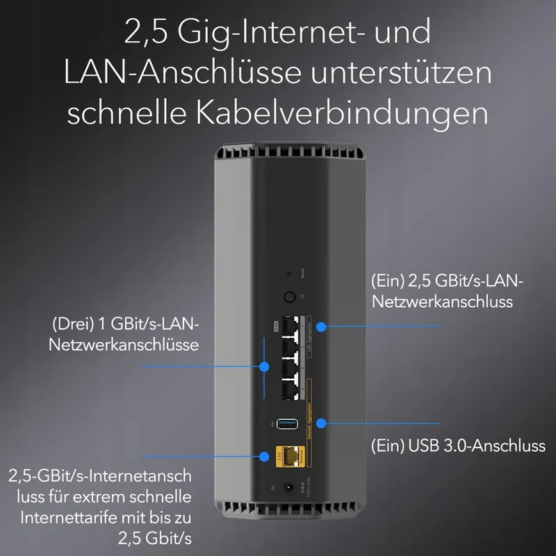 NETGEAR Nighthawk RS200 Dualband WiFi 7 Router BE6500 185m2 — foto 5