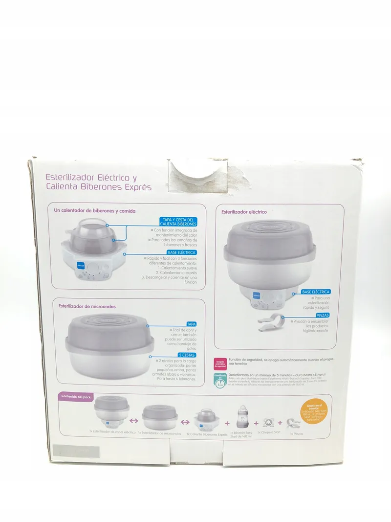 MAM Elektrische Sterilisator Flessen Spenen 6-in-1 — foto 8