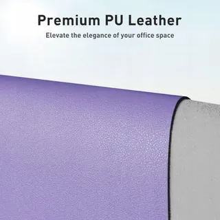 AOTHIA Bureau-onderlegger Leer Antislip 91x43cm Lavendel — miniatuur 2