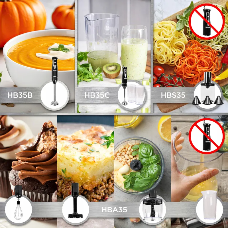 DURONIC HB35B Staafmixer 350W RVS Soep Smoothie Puree Sauzen — foto 4
