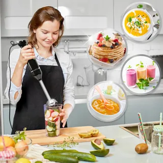 DURONIC HB35B Staafmixer 350W RVS Soep Smoothie Puree Sauzen — miniatuur 6