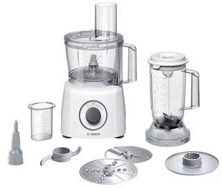 BOSCH MultiTalent 3 Keukenmachine 800W 30 Functies Wit — miniatuur 1
