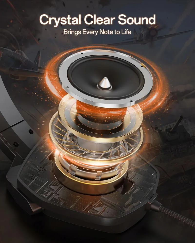 NUBWO N16 Gaming Headset met Microfoon Stereo PS5 Xbox One — foto 2