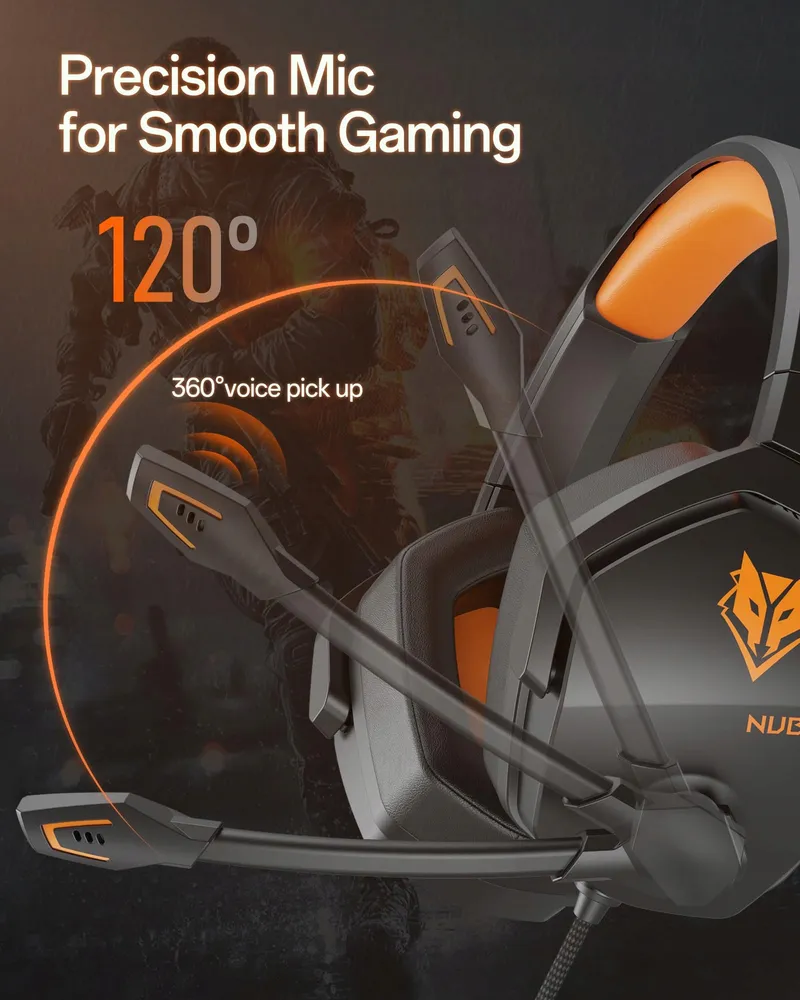 NUBWO N16 Gaming Headset met Microfoon Stereo PS5 Xbox One — foto 4