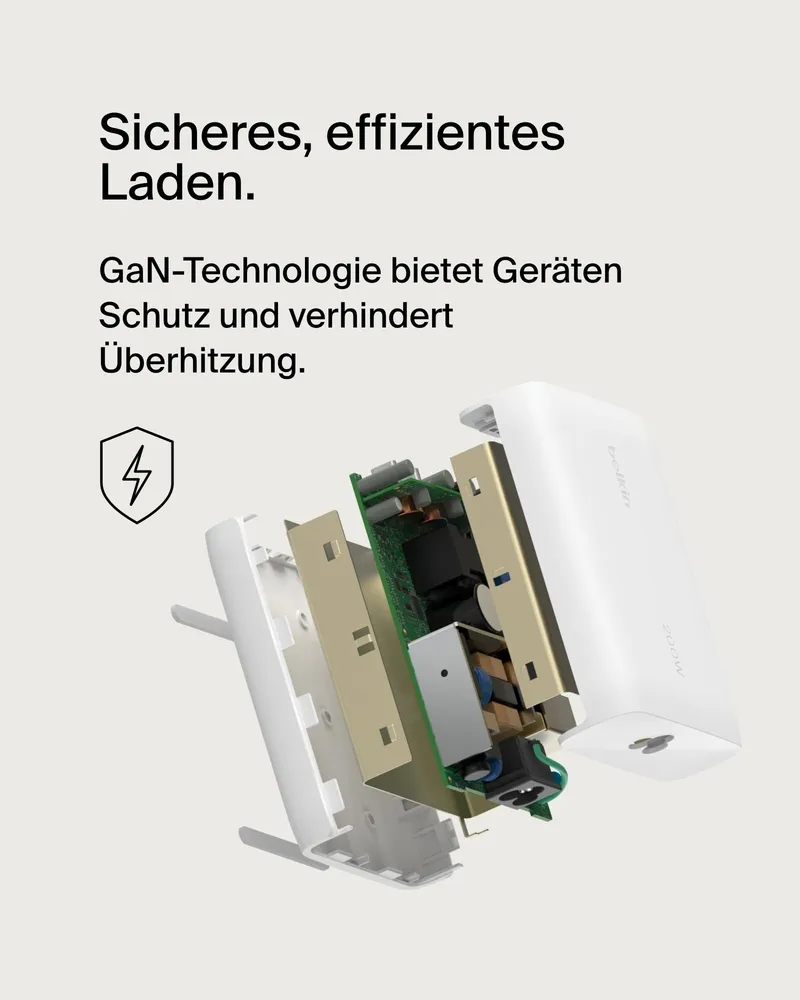 BELKIN BoostCharge Pro USB-C GaN Oplader 4-Poorts 200W Snelladen — foto 5