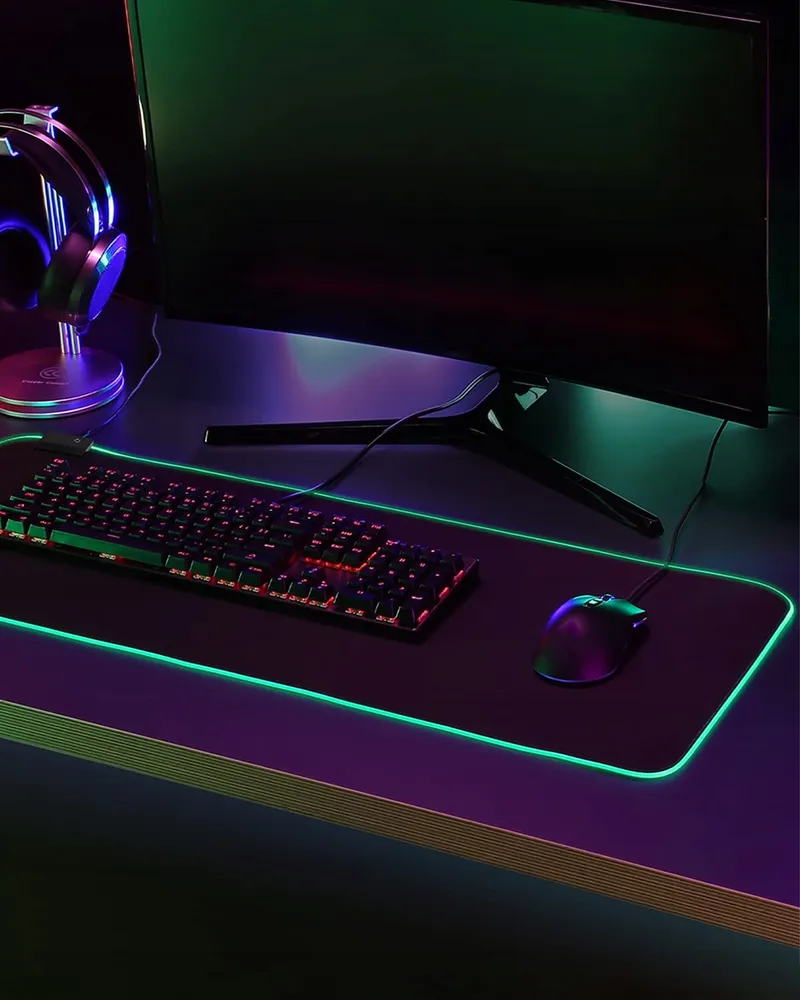 EASEMO Gaming Muismat XXL RGB 7 Kleuren Waterdicht Antislip — foto 5