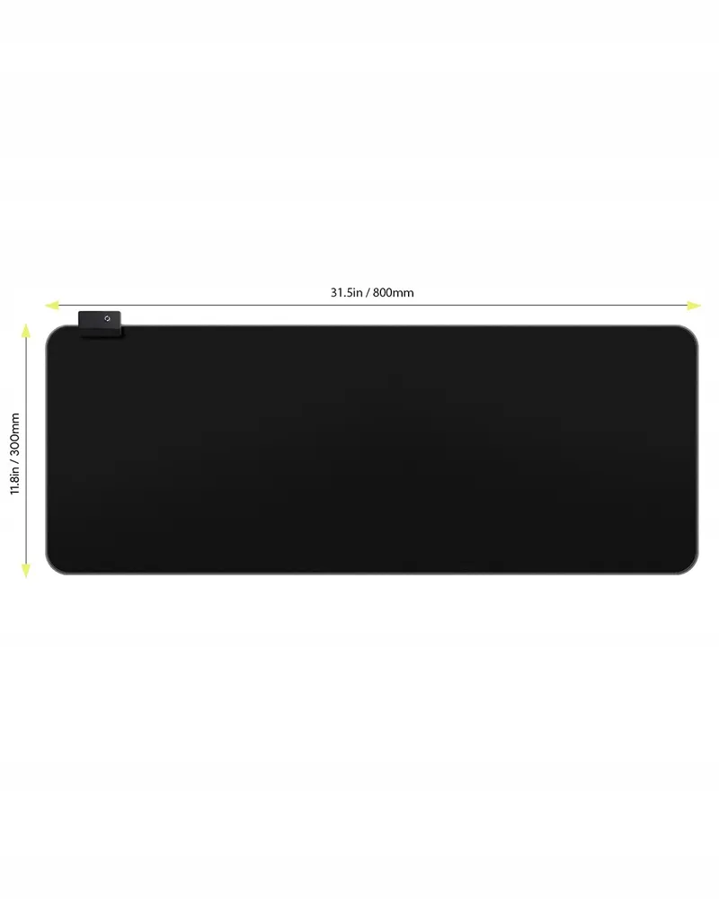 EASEMO Gaming Muismat XXL RGB 7 Kleuren Waterdicht Antislip — foto 7