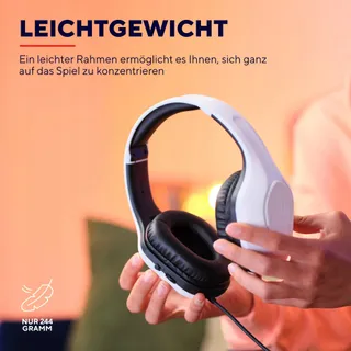 TRUST GAMING GXT 415PS Zirox Headset PS5 50mm Mic Wit — miniatuur 2