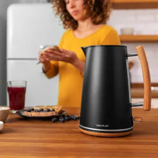 CECOTEC Thermosense 400 Black Woody Waterkoker 1,7L 3000W — miniatuur 2