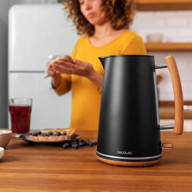 CECOTEC Thermosense 400 Black Woody Waterkoker 1,7L 3000W — foto 2
