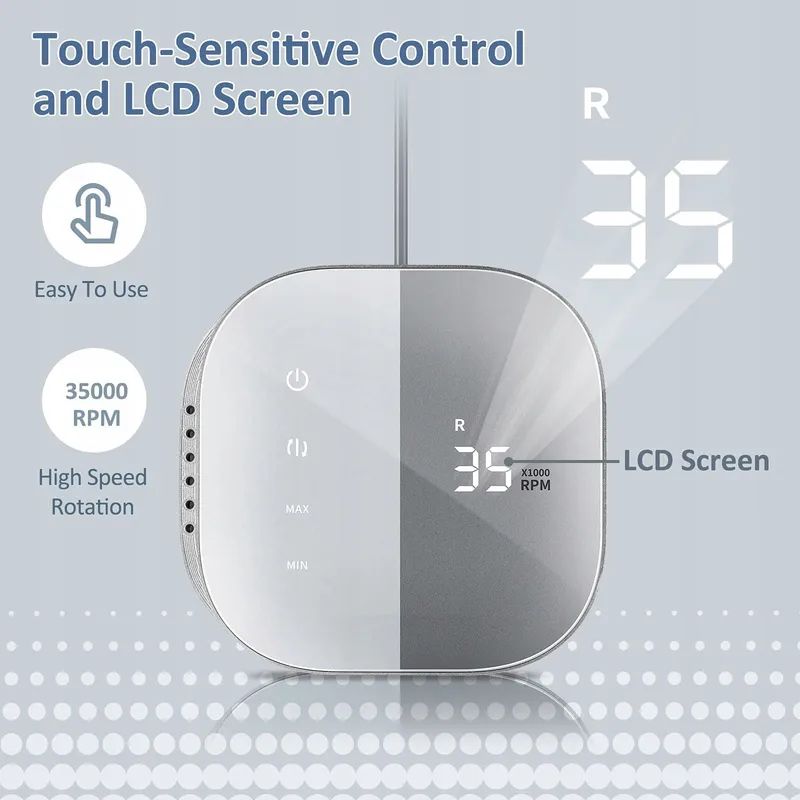 MADENIA TouchPro Nagelfrees 35000RPM Manicure Pedicure — foto 2