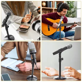 OHUHU Microfoonstandaard Verstelbaar Adapter 5/8 naar 3/8 — miniatuur 7