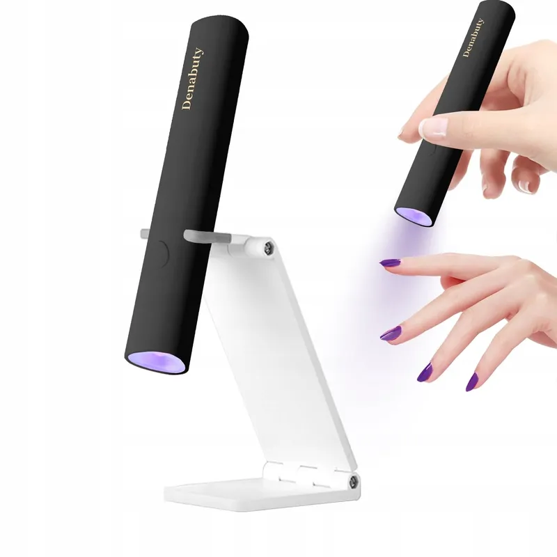 DENABUTY Mini UV LED Nagellamp Draagbaar Zwart — foto 1