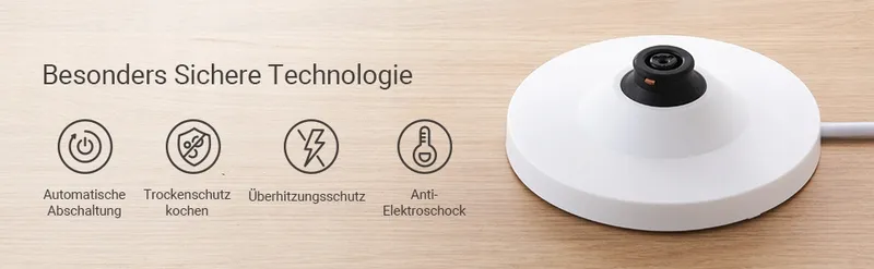 MIDEA RVS Waterkoker 1,5L 2200W Temperatuurregeling BPA-Vrij — foto 9