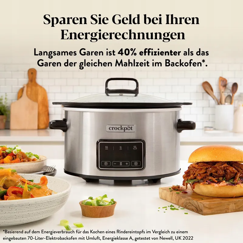 CROCKPOT Sizzle & Stew CSC111X Slowcooker 3,5L Inductie — foto 5