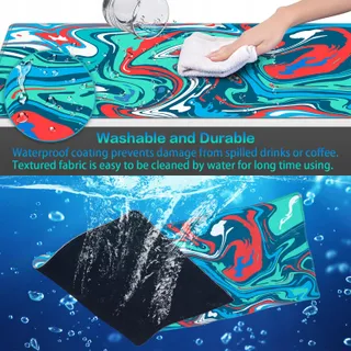 ABETCABE Gaming Muismat XXL 900x400mm Waterdicht Antislip — miniatuur 4