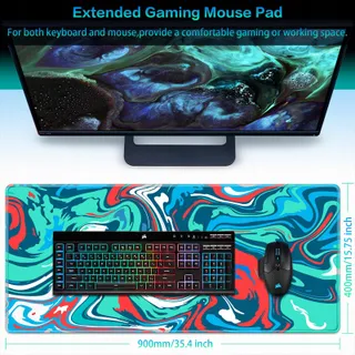 ABETCABE Gaming Muismat XXL 900x400mm Waterdicht Antislip — miniatuur 5