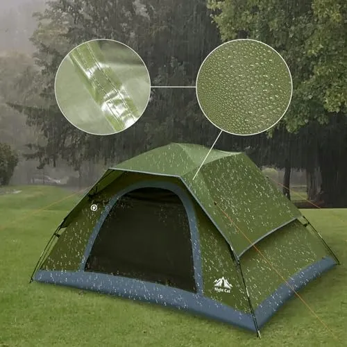 NIGHT CAT Eenpersoonstent Waterdicht Licht Snel Op te Zetten Camping — foto 3